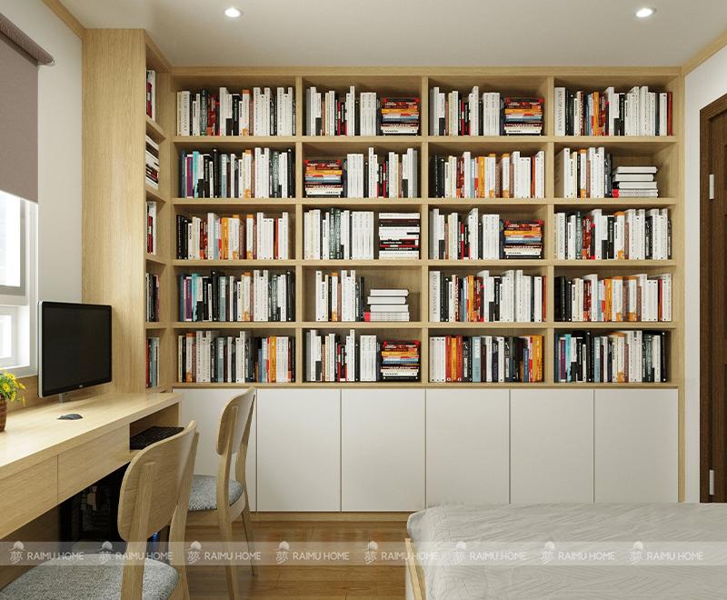 thiết kế căn hộ chung cư dành cho người thích đọc sách